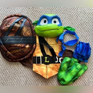 Leonardo Teenage Mutant Ninja Turtles Costume - Green, Blue, Brown